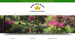 Desktop Screenshot of goldleafnursery.com